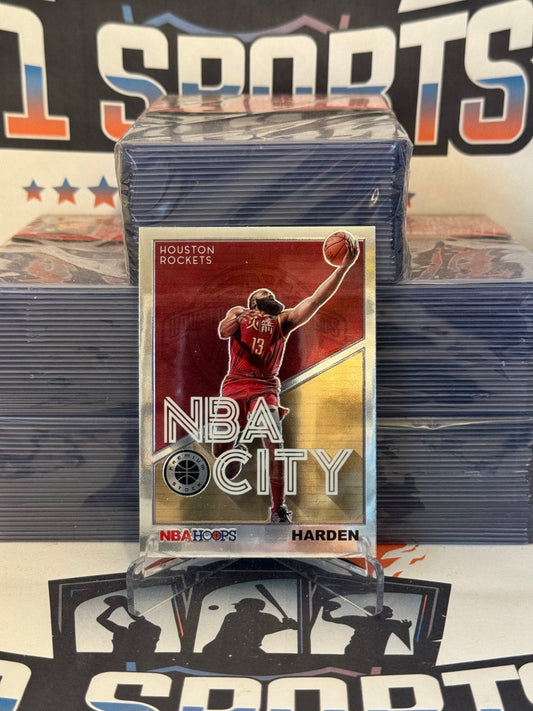 2019 Hoops Premium Stock (NBA City) James Harden #9