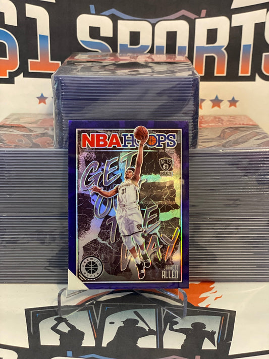 2019 Hoops Premium Stock (Purple Prizm, Get Out The Way) Jarrett Allen #15