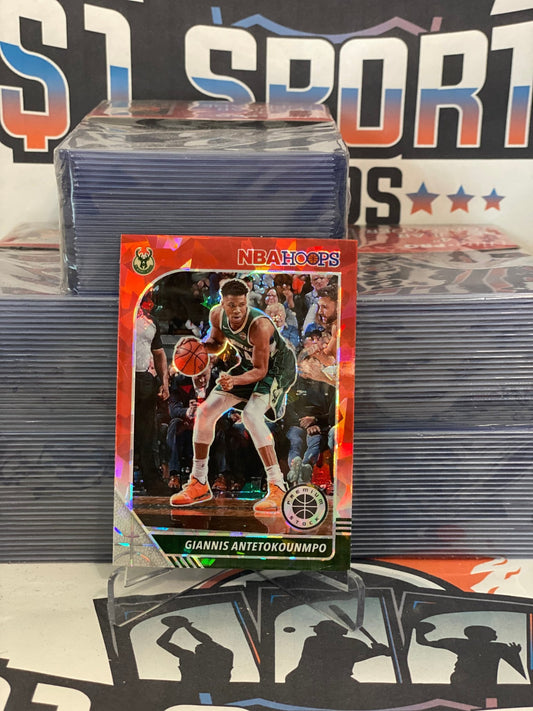 2019 Hoops Premium Stock (Red Ice Prizm) Giannis Antetokounmpo #102