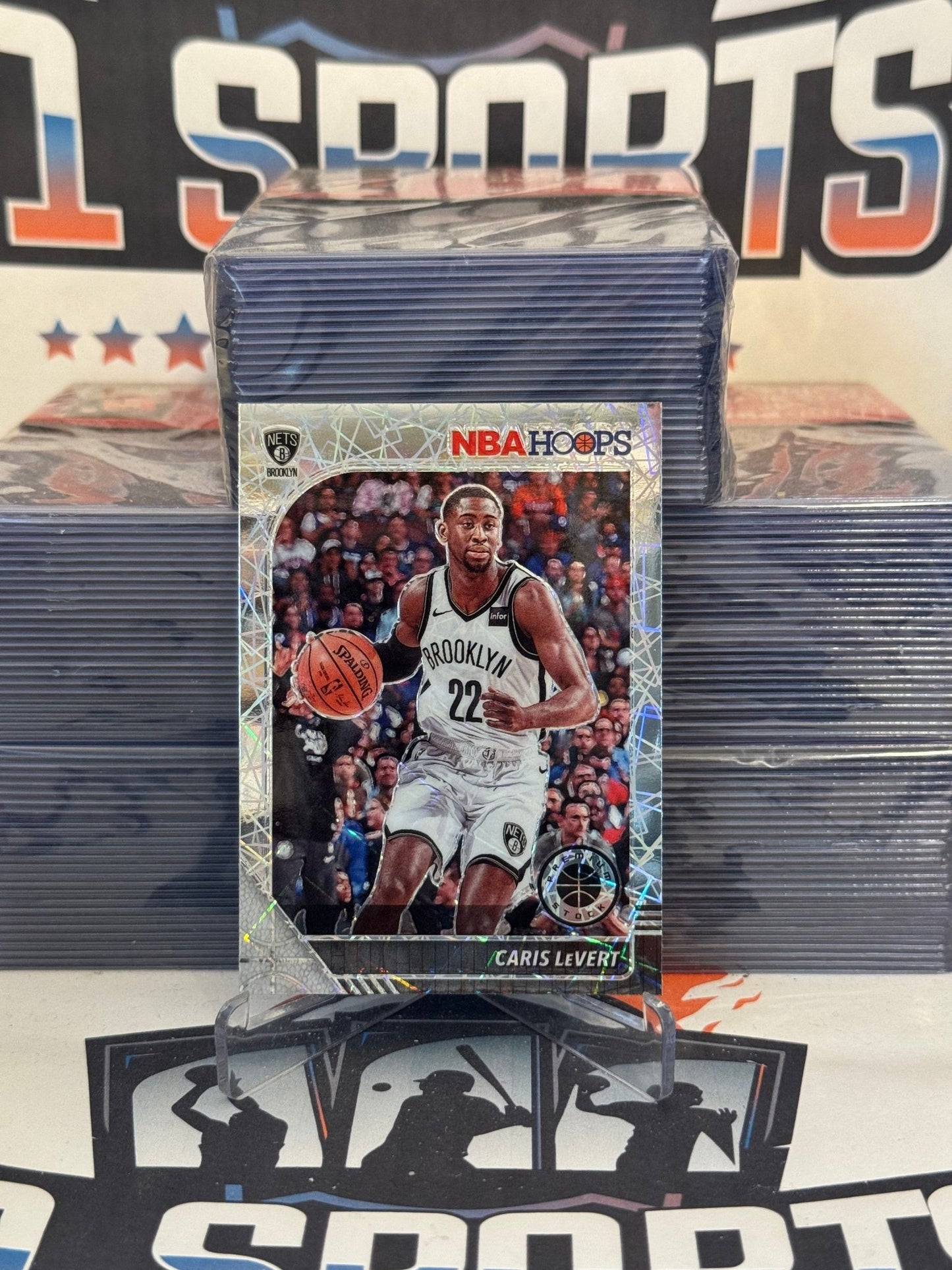 2019 Hoops Premium Stock (Silver Laser Prizm) Caris LeVert #15