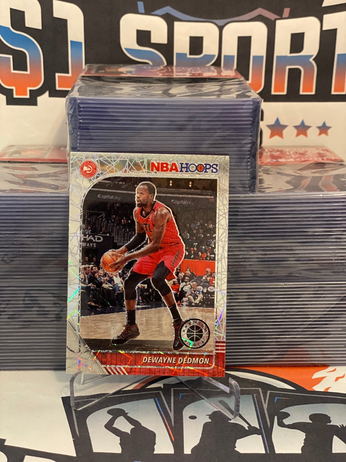 2019 Hoops Premium Stock (Silver Laser Prizm) Dewayne Dedmon #278
