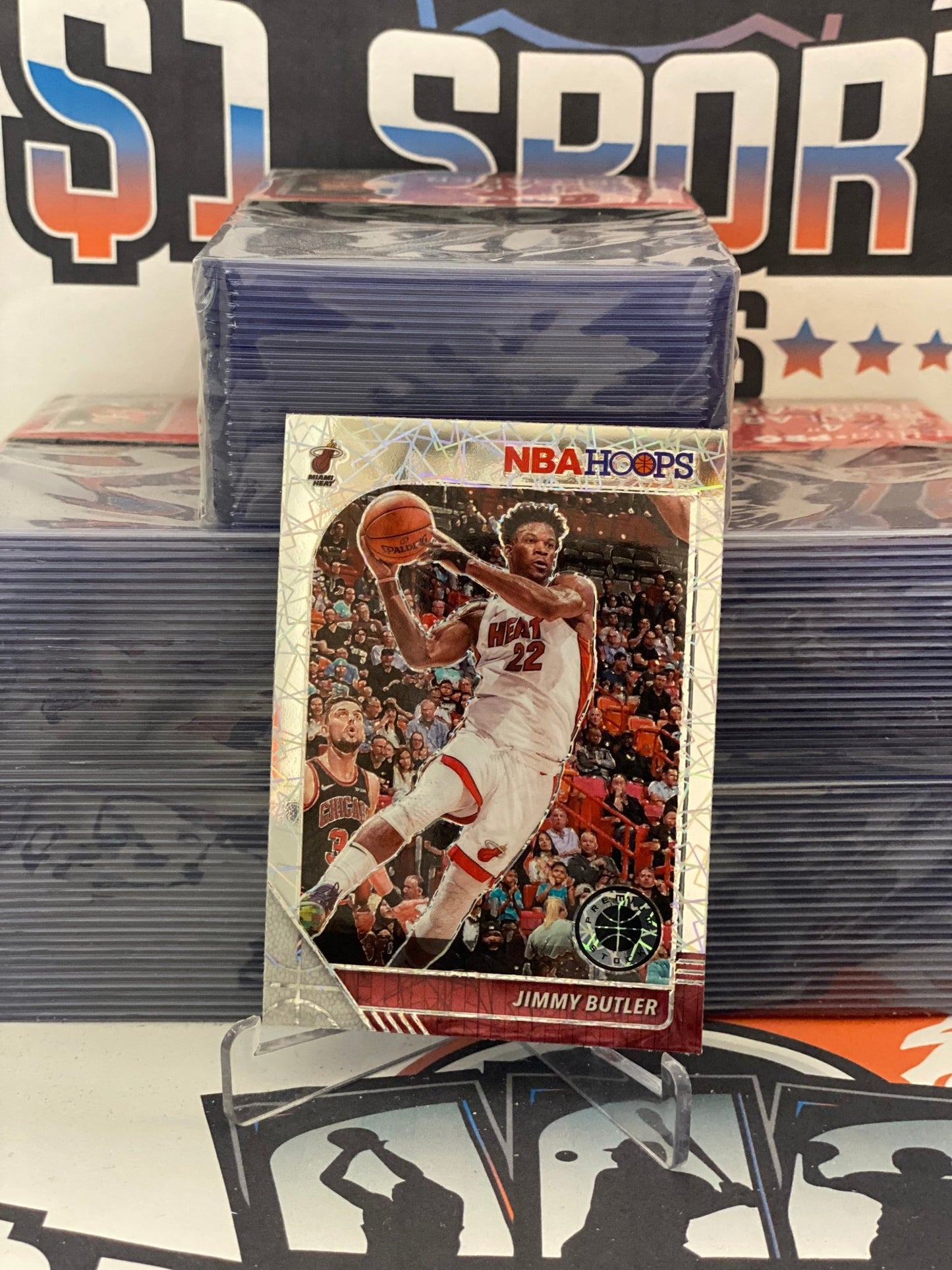 2019 Hoops Premium Stock (Silver Laser Prizm) Jimmy Butler #146