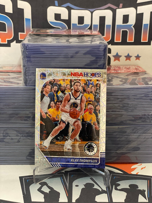 2019 Hoops Premium Stock (Silver Laser Prizm) Klay Thompson #60