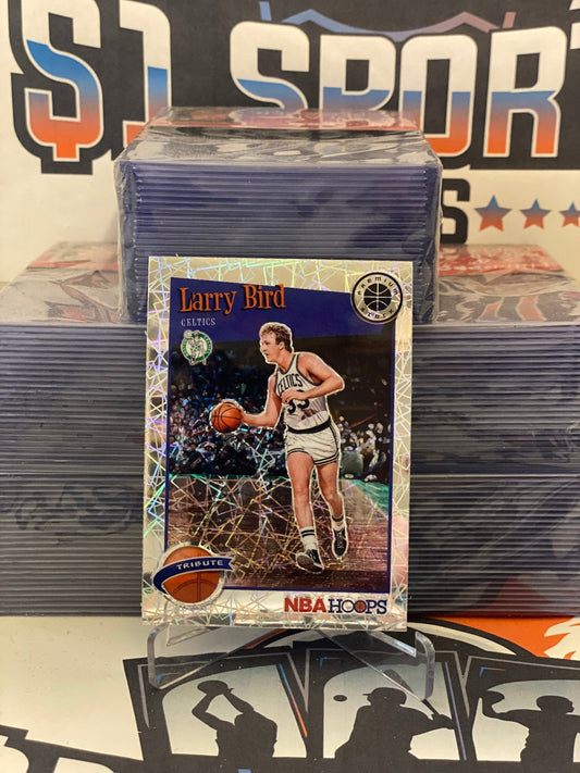 2019 Hoops Premium Stock (Silver Laser Prizm, Tribute) Larry Bird #289