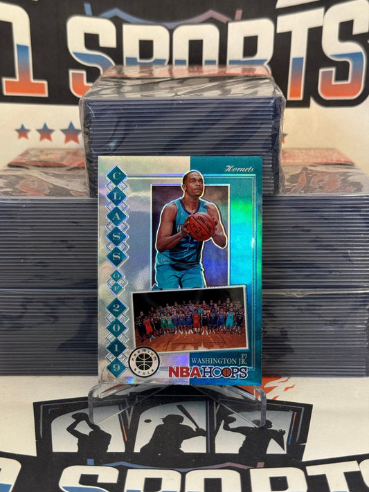 2019 Hoops Premium Stock (Silver Prizm, Class of 2019) PJ Washington Jr. Rookie #10