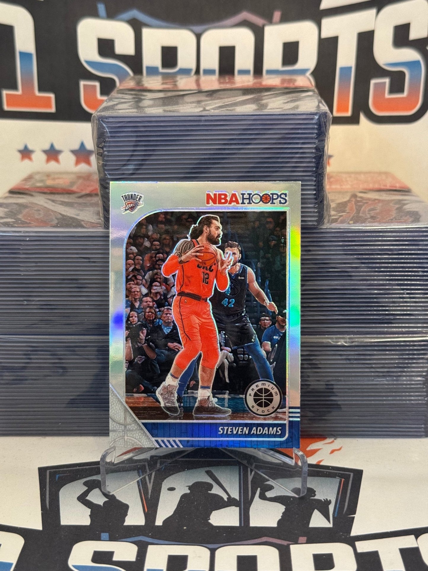 2019 Hoops Premium Stock (Silver Prizm) Steven Adams #130