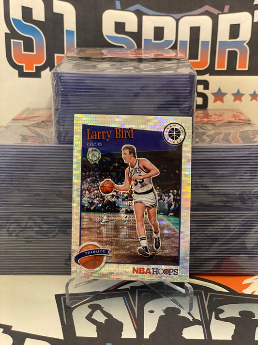 2019 Hoops Premium Stock (Silver Pulsar Prizm, Tribute) Larry Bird #289