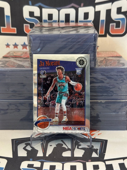 2019 Hoops Premium Stock (Tribute) Ja Morant Rookie #297