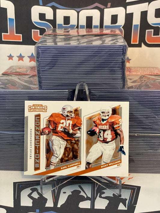 2019 Panini Chronicles Draft Picks (Connections) Earl Campbell & Ricky Williams #19