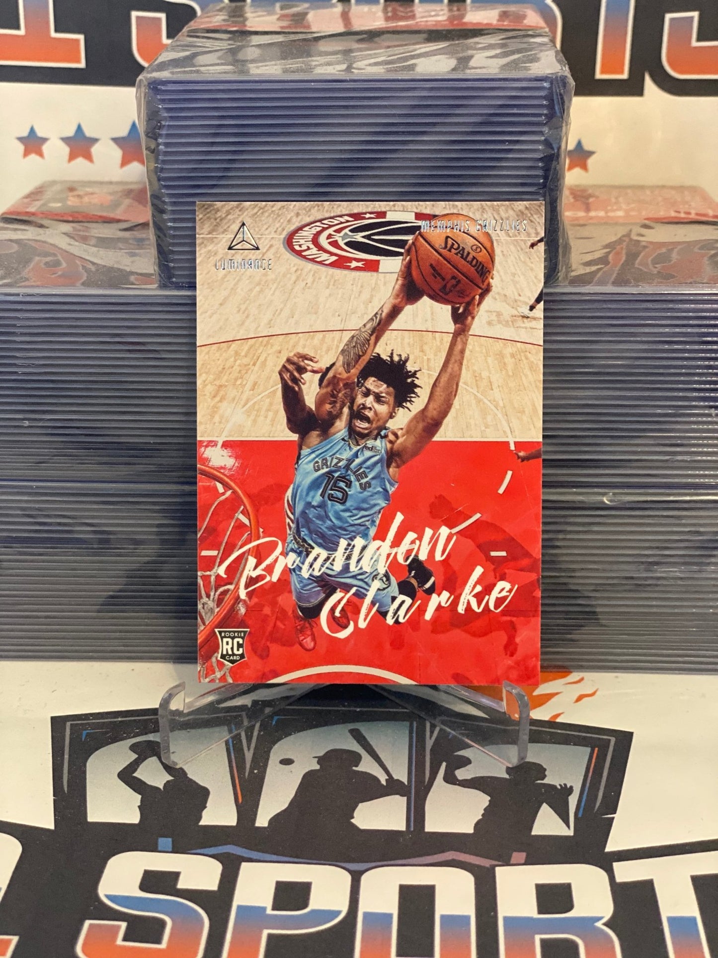 2019 Panini Chronicles (Luminance) Brandon Clarke Rookie #161