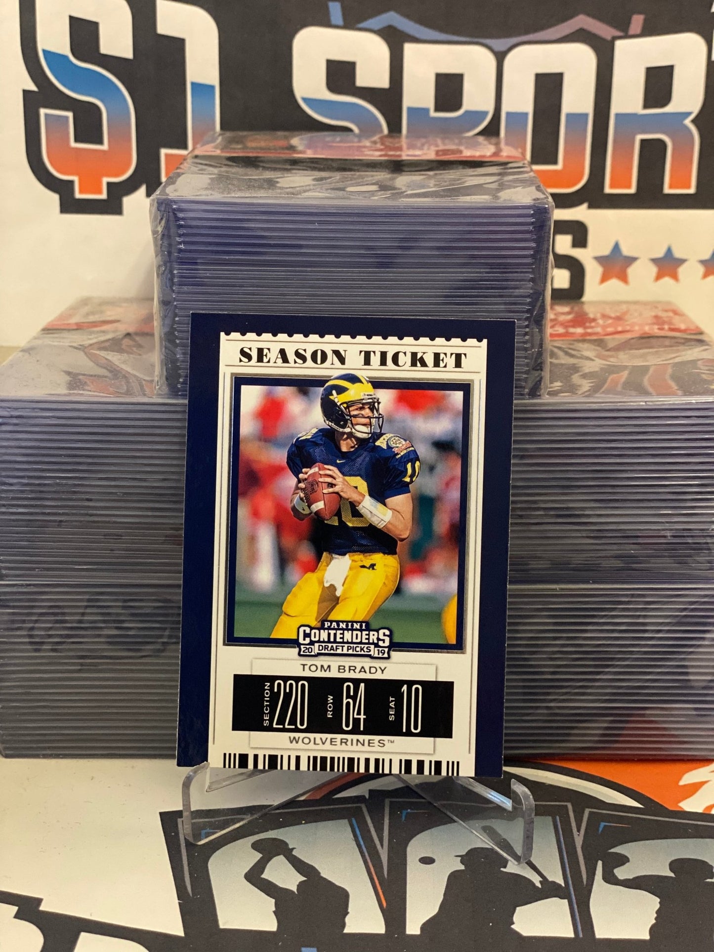 2019 Panini Contenders Draft Picks Tom Brady #96
