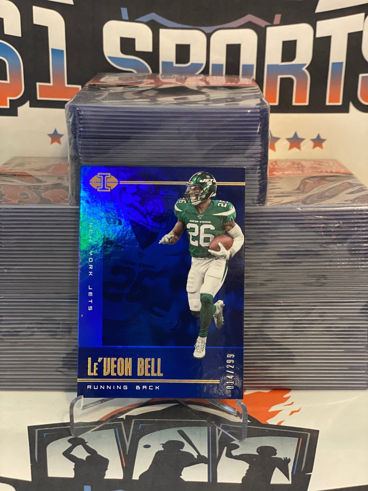 2019 Panini Illusions (Blue 014/299) Le'Veon Bell #69