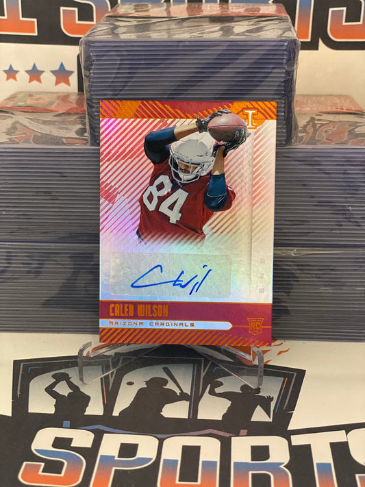 2019 Panini Illusions (Orange, Auto) Caleb Wilson Rookie #RS-CAW