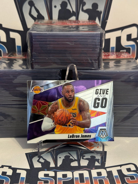 2019 Panini Mosaic (Give and Go) LeBron James #8