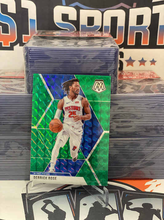 2019 Panini Mosaic (Green Prizm) Derrick Rose #67
