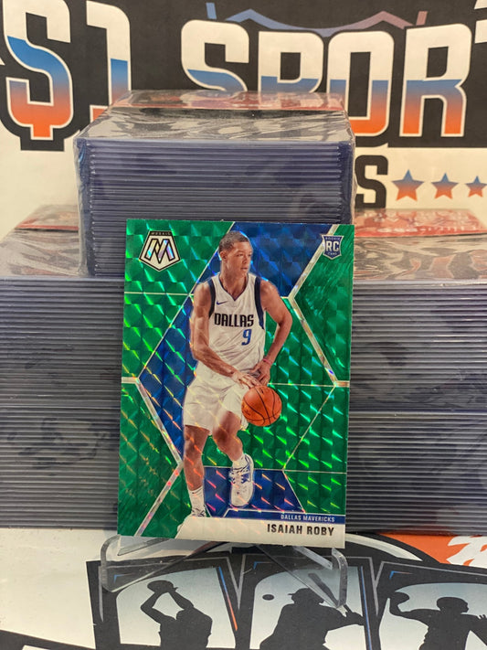 2019 Panini Mosaic (Green Prizm) Isaiah Roby Rookie #232