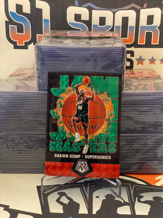 2019 Panini Mosaic (Green Prizm, Jam Masters) Shawn Kemp #14