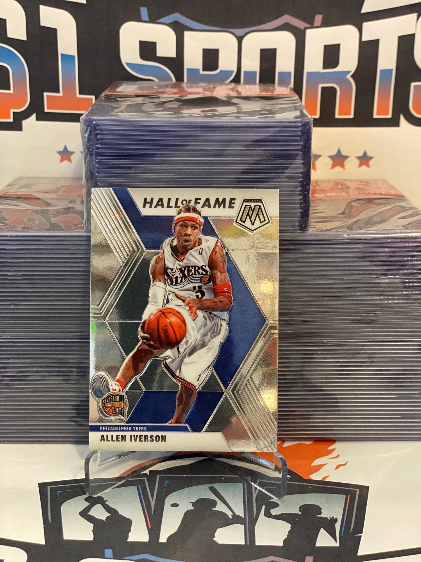 2019 Panini Mosaic (Hall of Fame) Allen Iverson #287