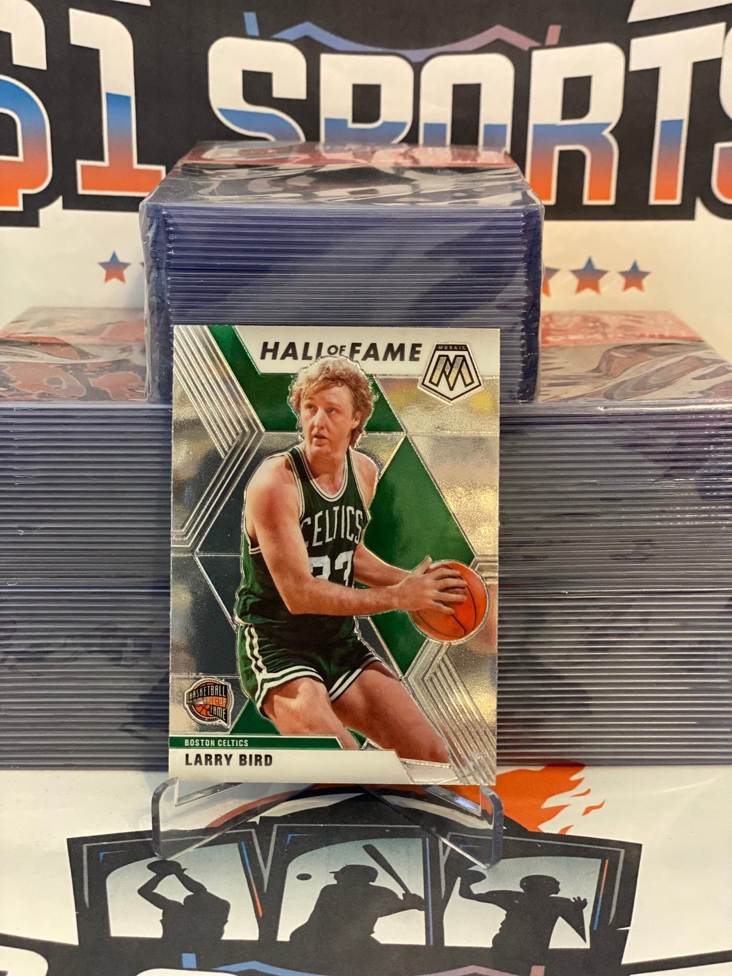 2019 Panini Mosaic (Hall of Fame) Larry Bird #290