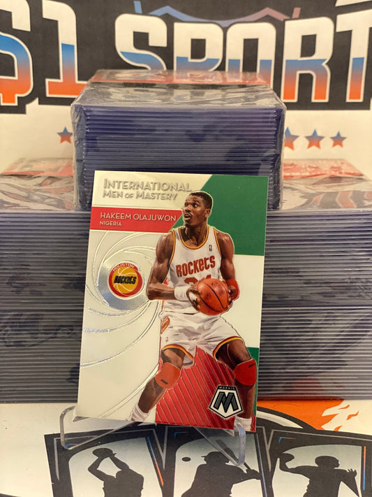 2019 Panini Mosaic (International Men of Mastery) Hakeem Olajuwon #7