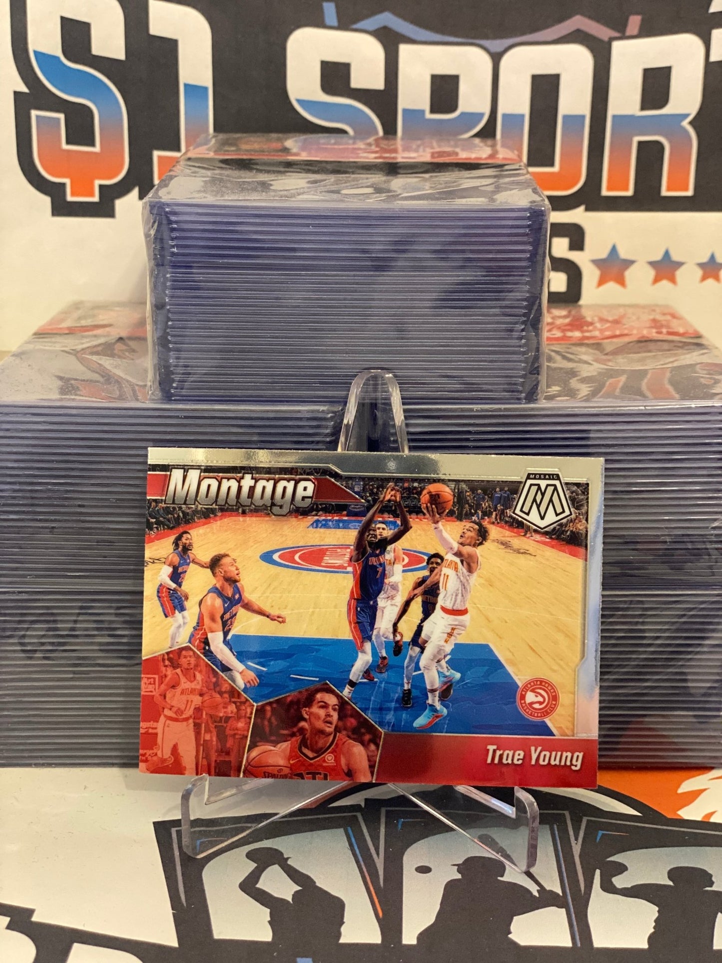 2019 Panini Mosaic (Montage) Trae Young #24