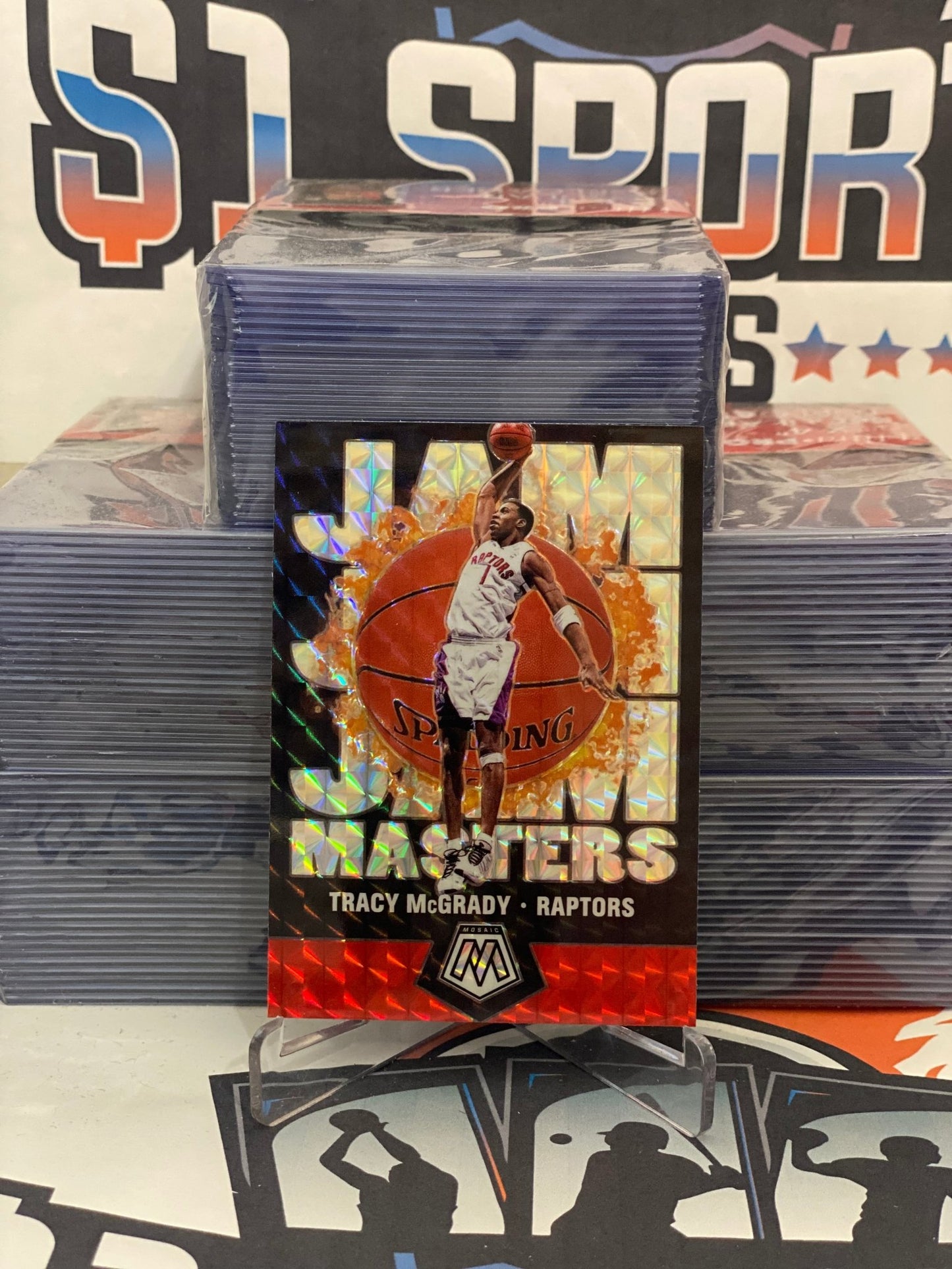 2019 Panini Mosaic (Mosaic Prizm, Jam Masters) Tracy McGrady #11