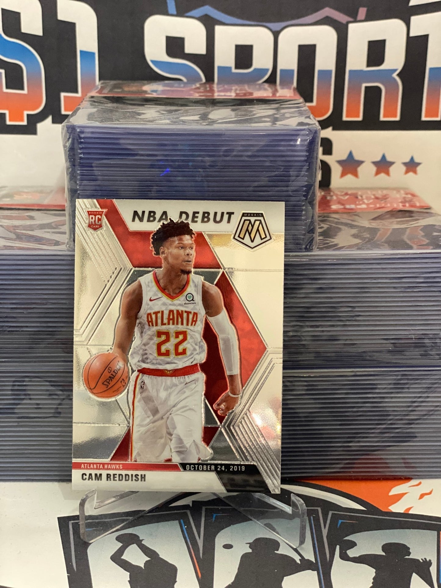 2019 Panini Mosaic (NBA Debut) Cam Reddish Rookie #271
