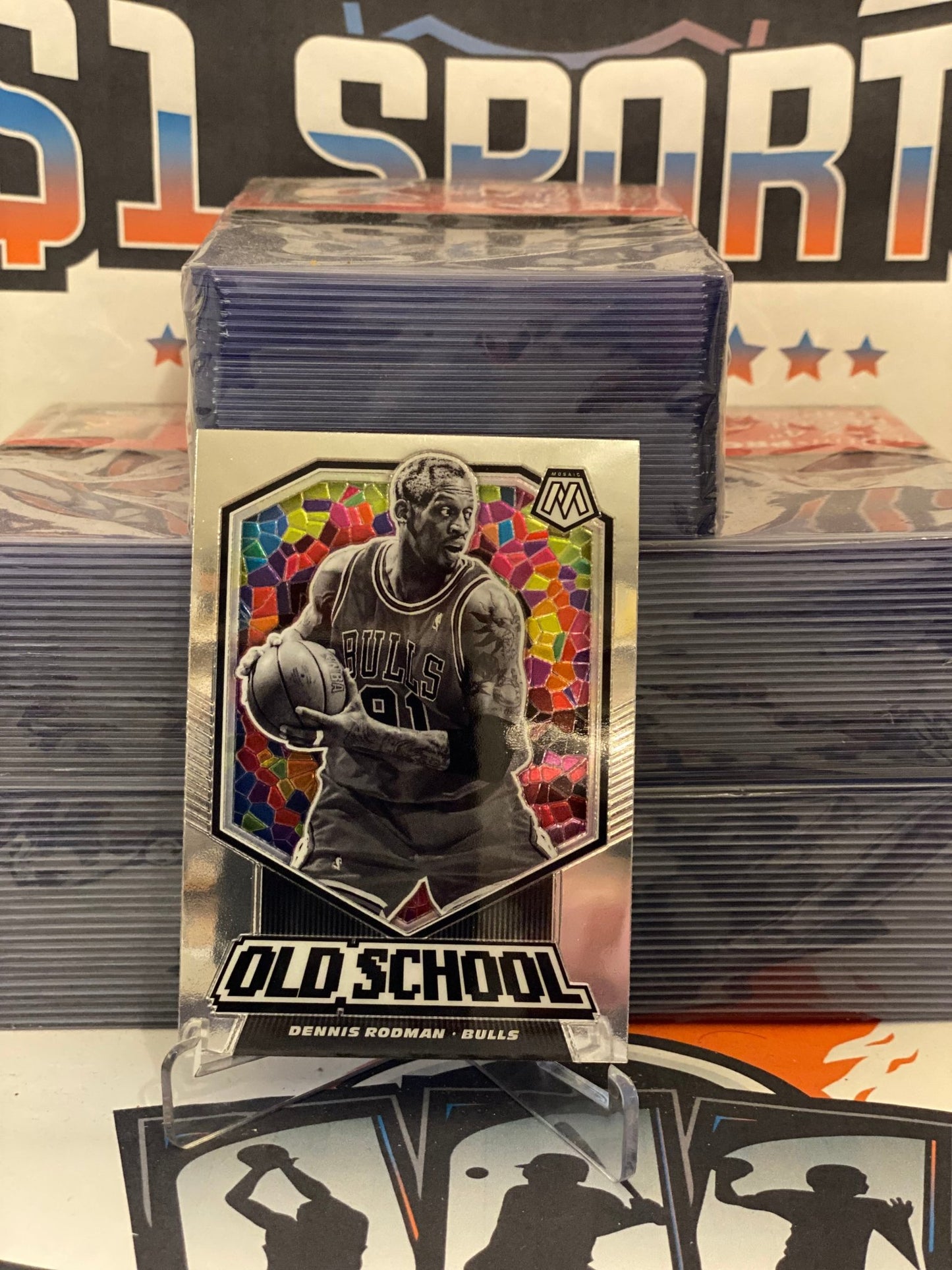 2019 Panini Mosaic (Old School) Dennis Rodman #3