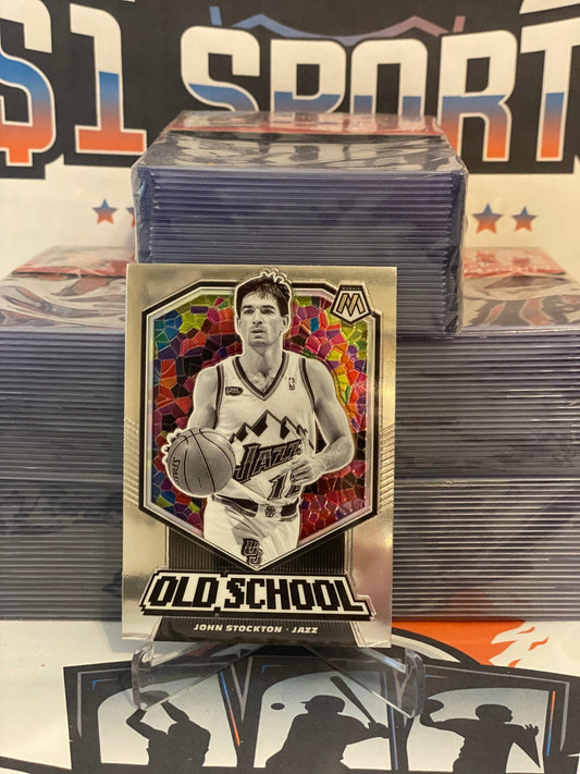 2019 Panini Mosaic (Old School) John Stockton #5