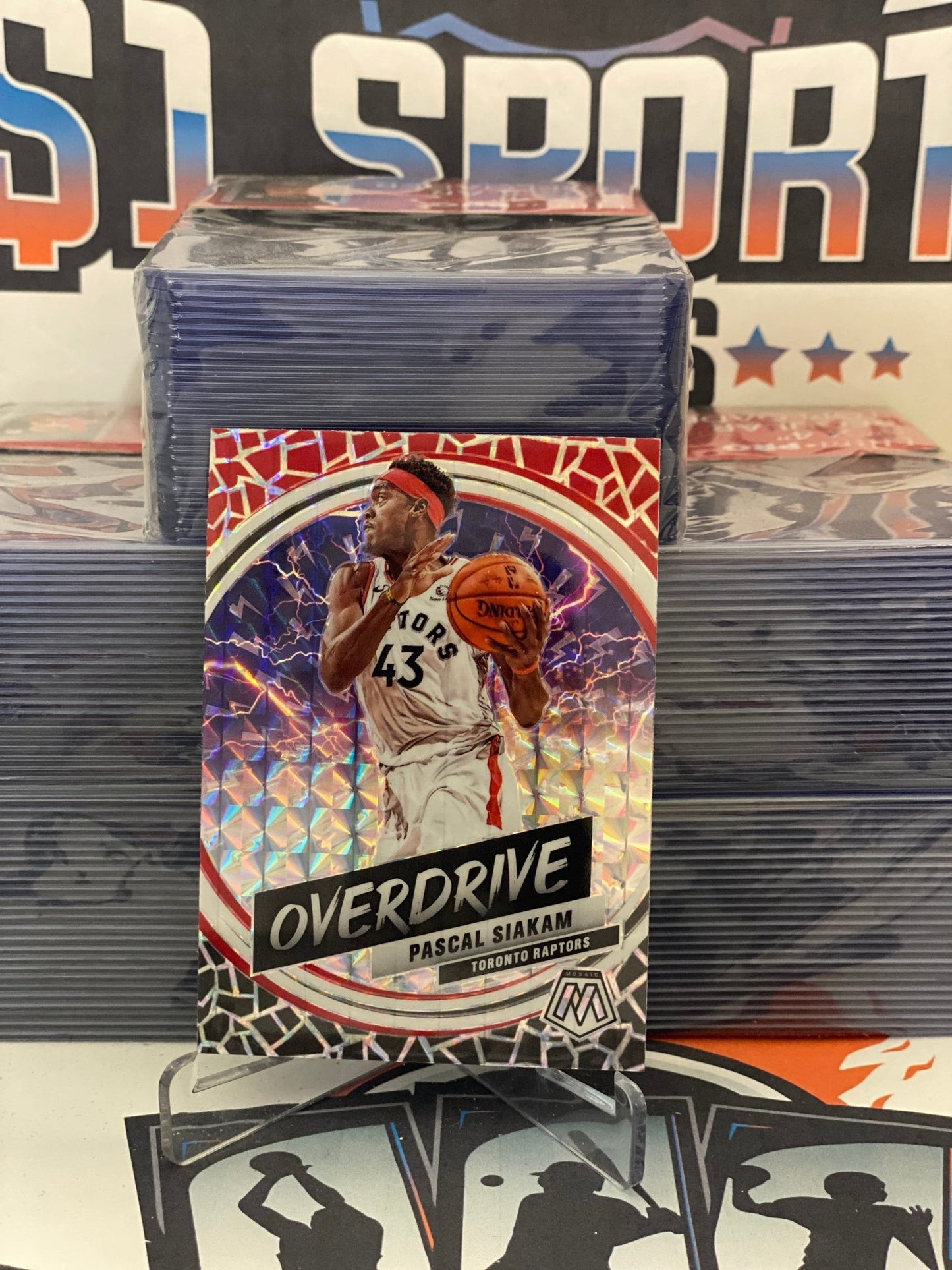 2019 Panini Mosaic (Overdrive) Pascal Siakam #1