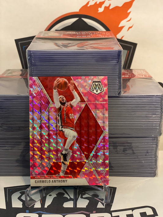 2019 Panini Mosaic (Pink Camo Prizm) Carmelo Anthony #25
