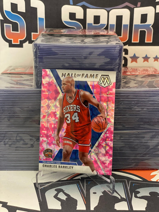 2019 Panini Mosaic (Pink Camo Prizm, Hall of Fame) Charles Barkley #282