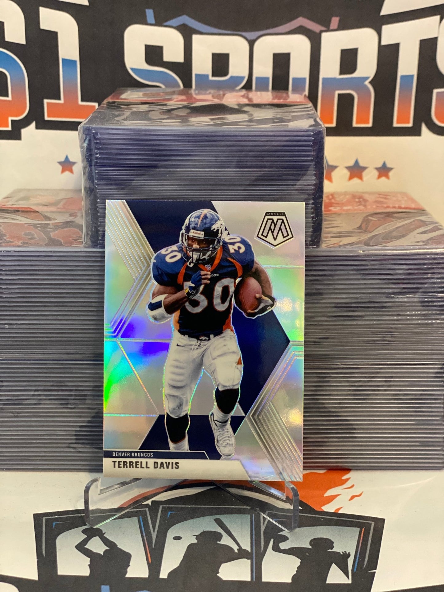 2019 Panini Mosaic (Silver Prizm) Terrell Davis #68