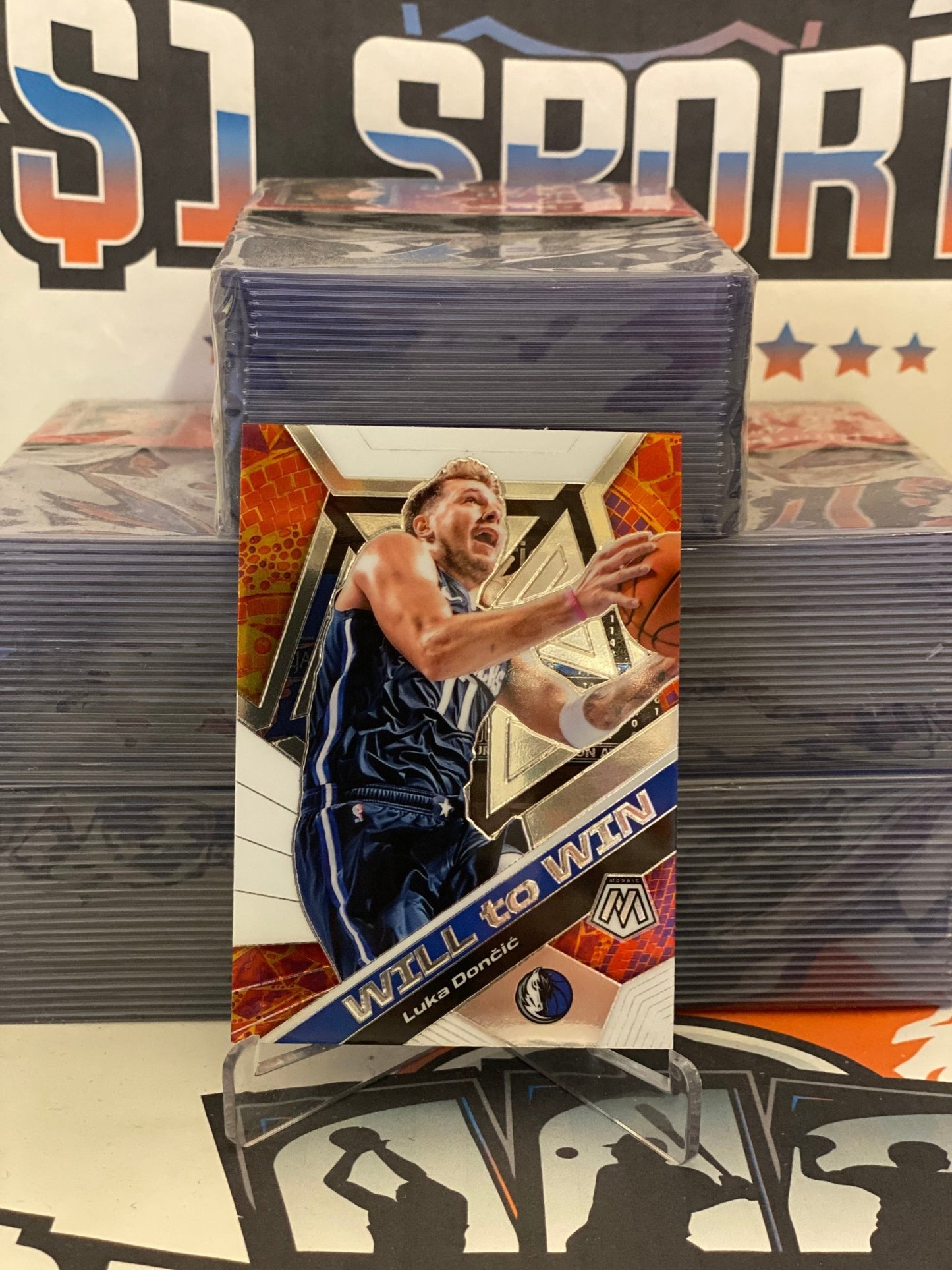 2019 Panini Mosaic (Will to Win) Luka Doncic #13