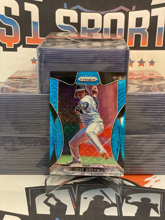 2019 Panini Prizm (Blue Mojo Prizm 349/399) Jose Urena #49