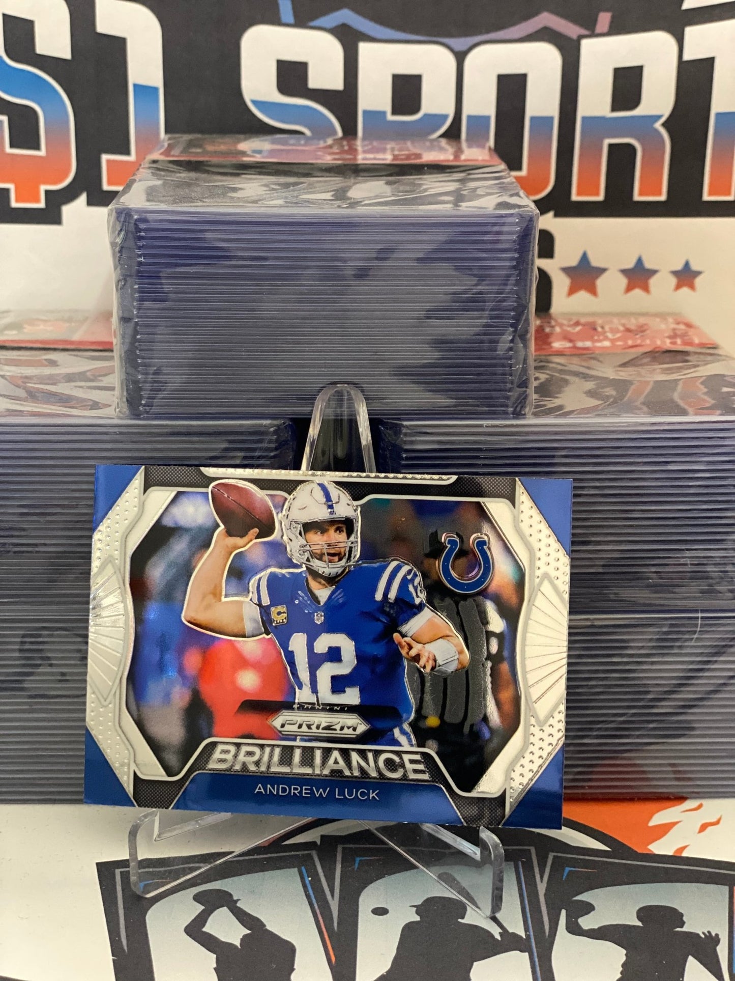 2019 Panini Prizm (Brilliance) Andrew Luck #B-AL
