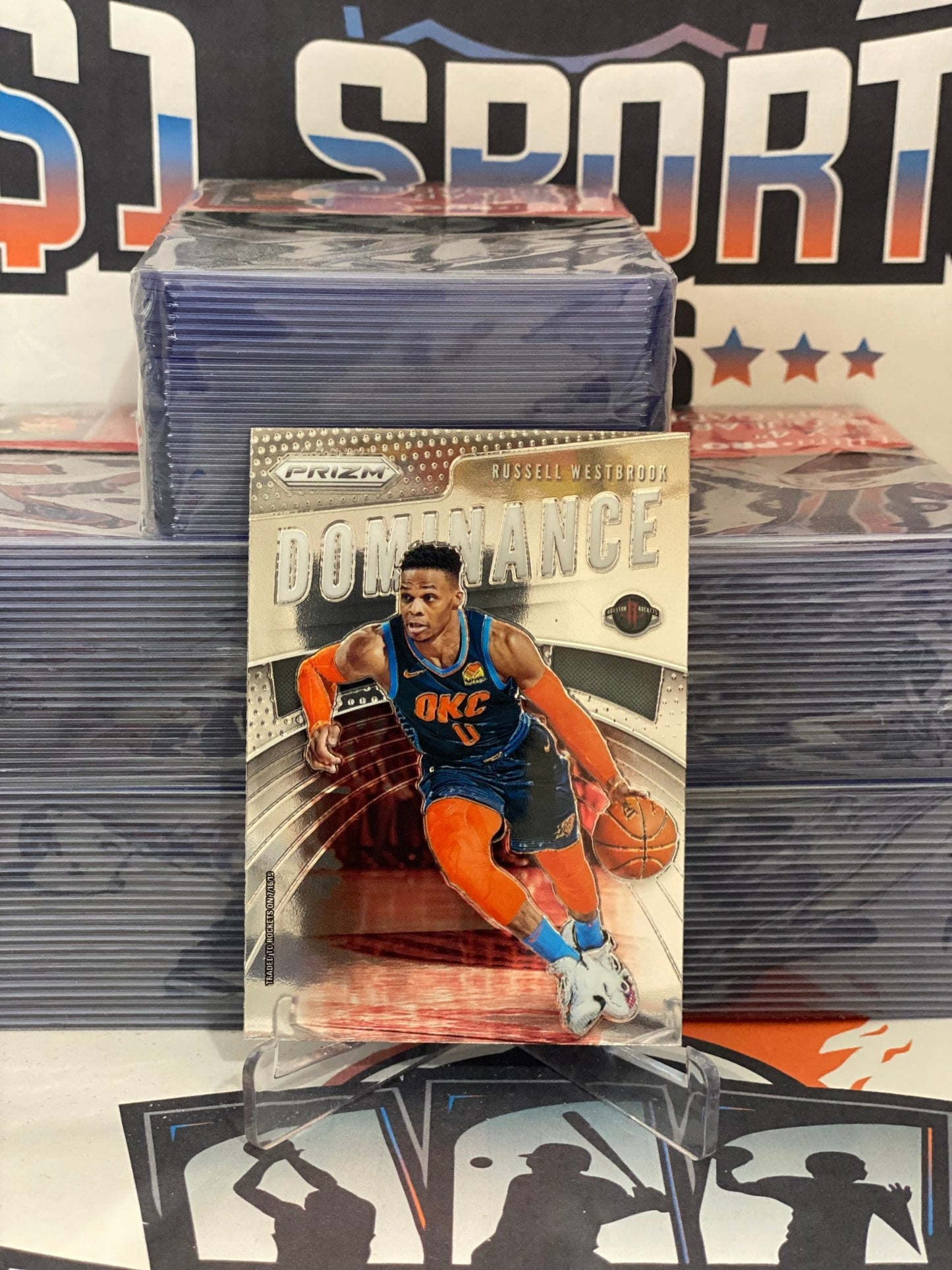 2019 Panini Prizm (Dominance) Russell Westbrook #23