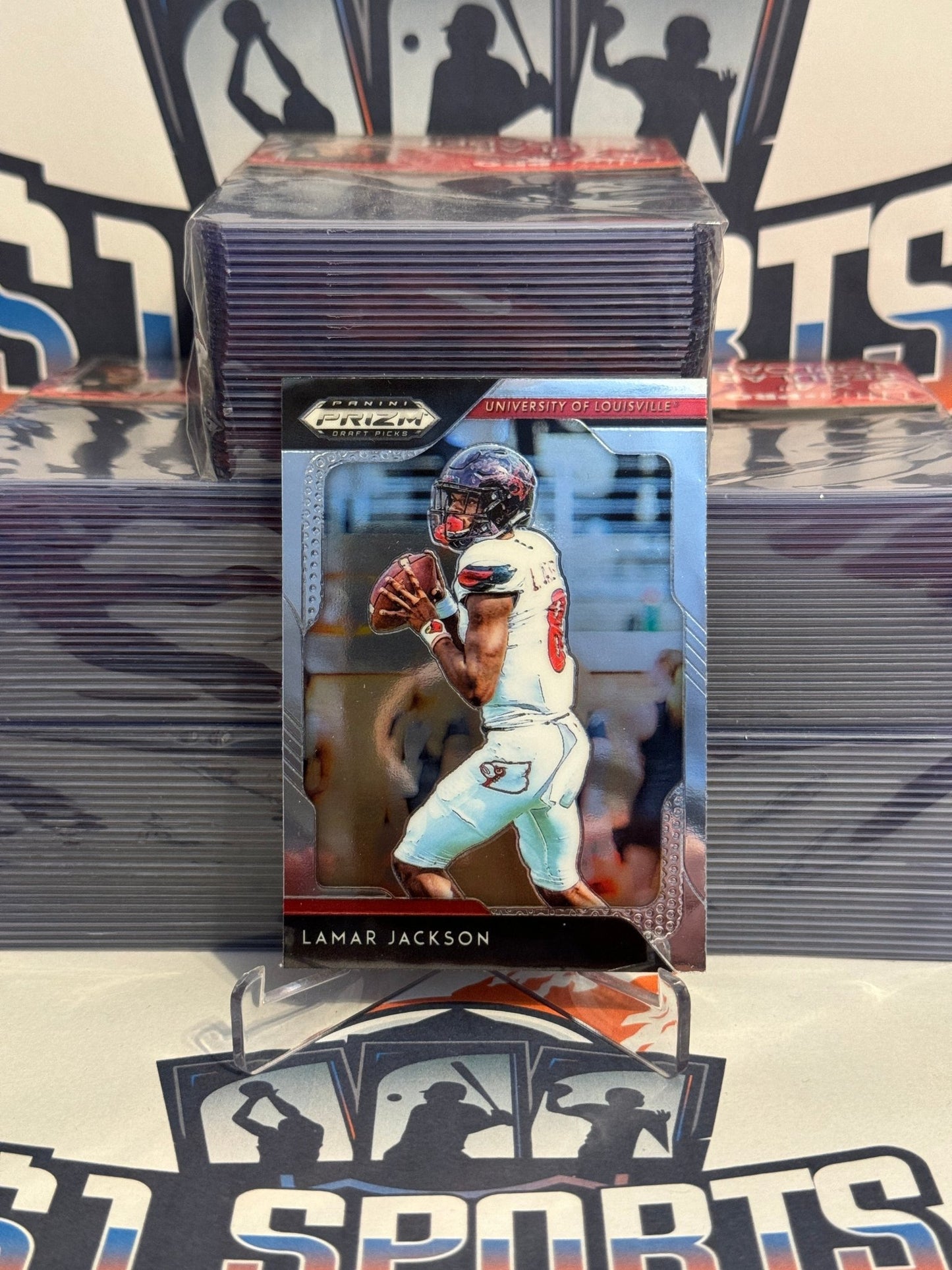 2019 Panini Prizm Draft Picks Lamar Jackson #60