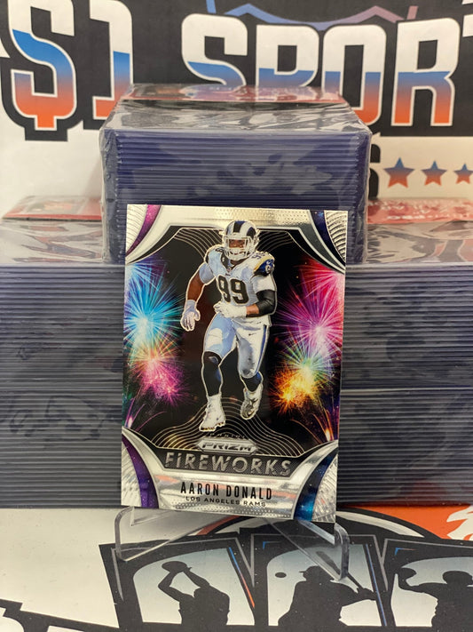 2019 Panini Prizm (Fireworks) Aaron Donald #FW-RD