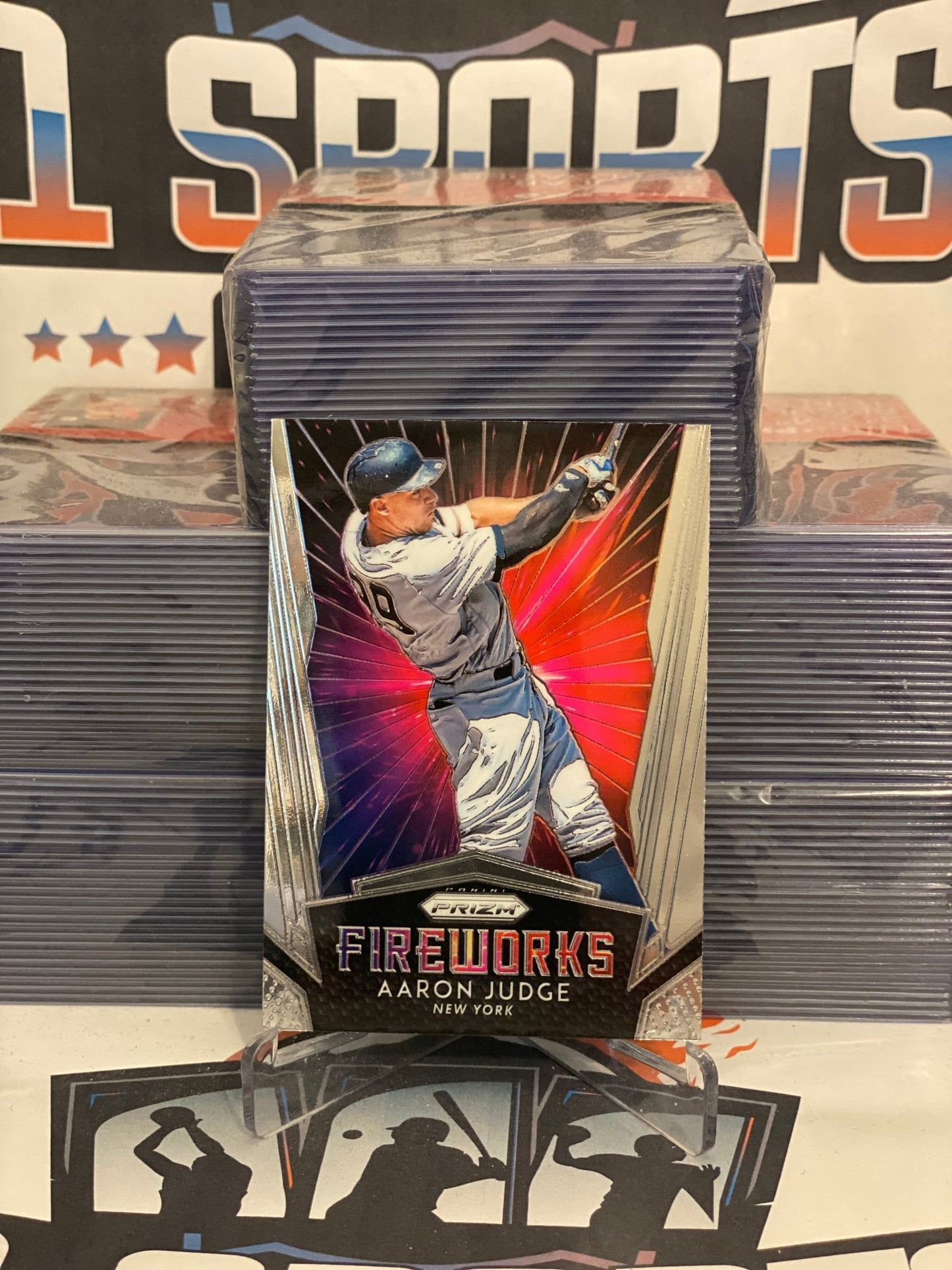 2019 Panini Prizm (Fireworks) Aaron Judge #FI3