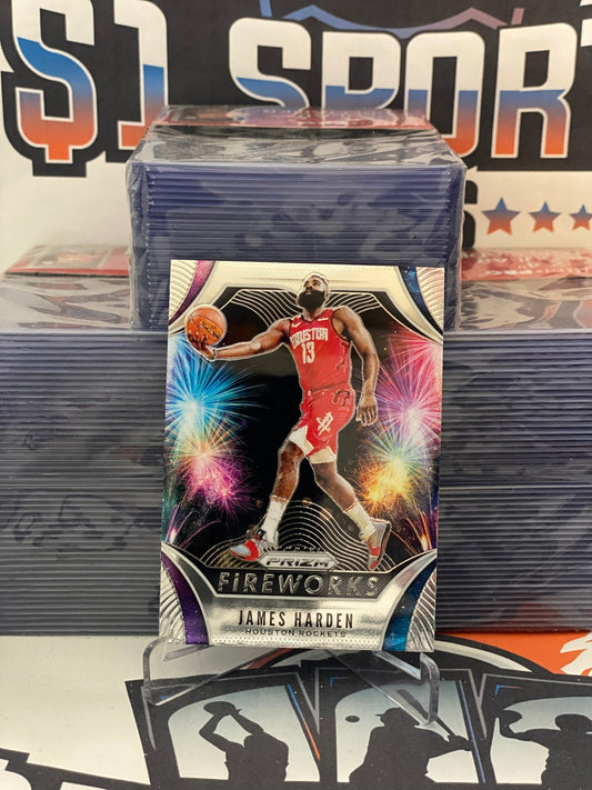 2019 Panini Prizm (Fireworks) James Harden #5