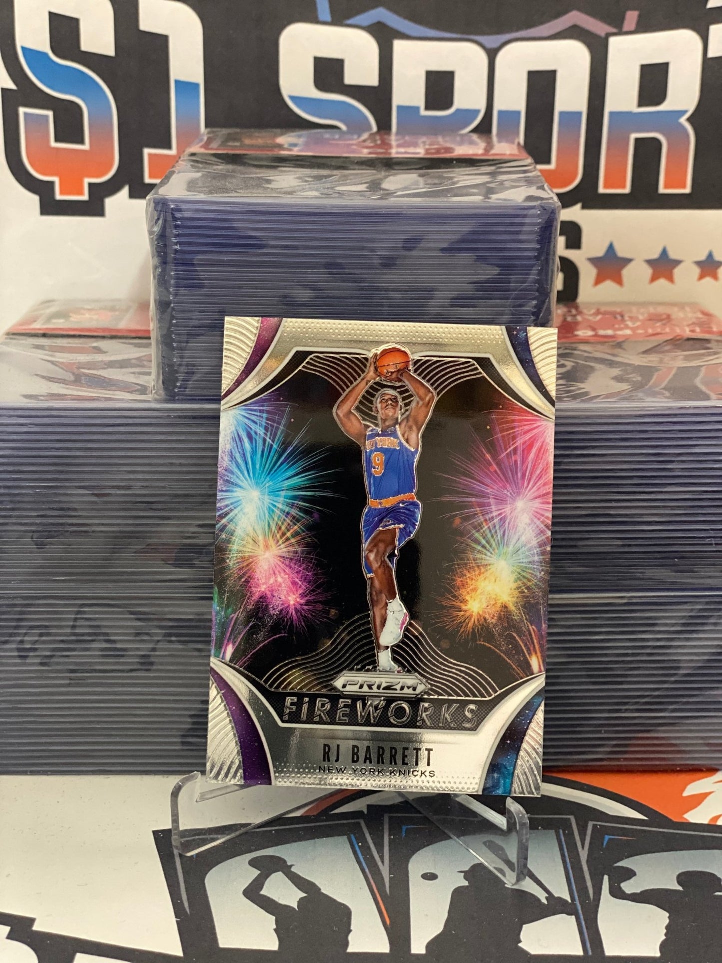 2019 Panini Prizm (Fireworks) RJ Barrett Rookie #27