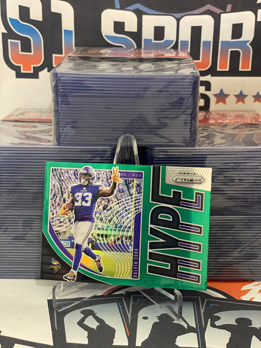 2019 Panini Prizm (Green Prizm, Hype) Dalvin Cook #H-DC