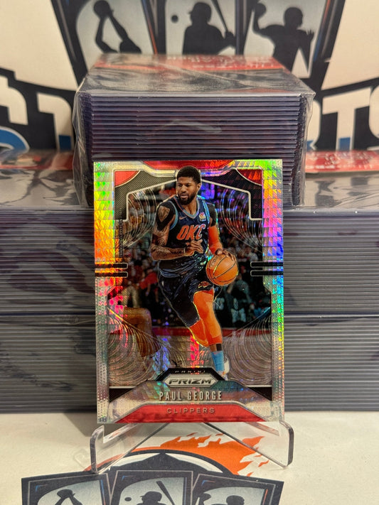 2019 Panini Prizm (Hyper Prizm) Paul George #185