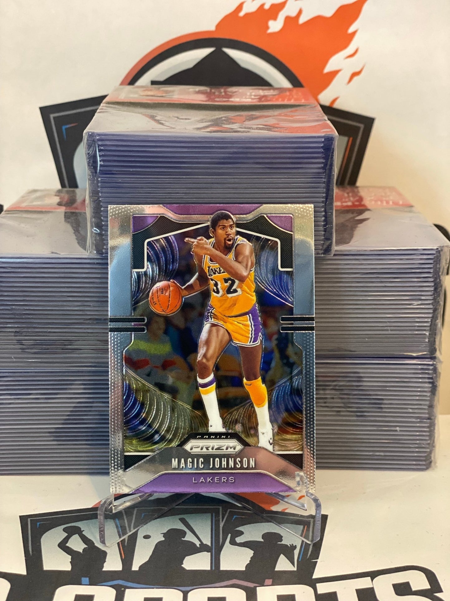 2019 Panini Prizm Magic Johnson #25