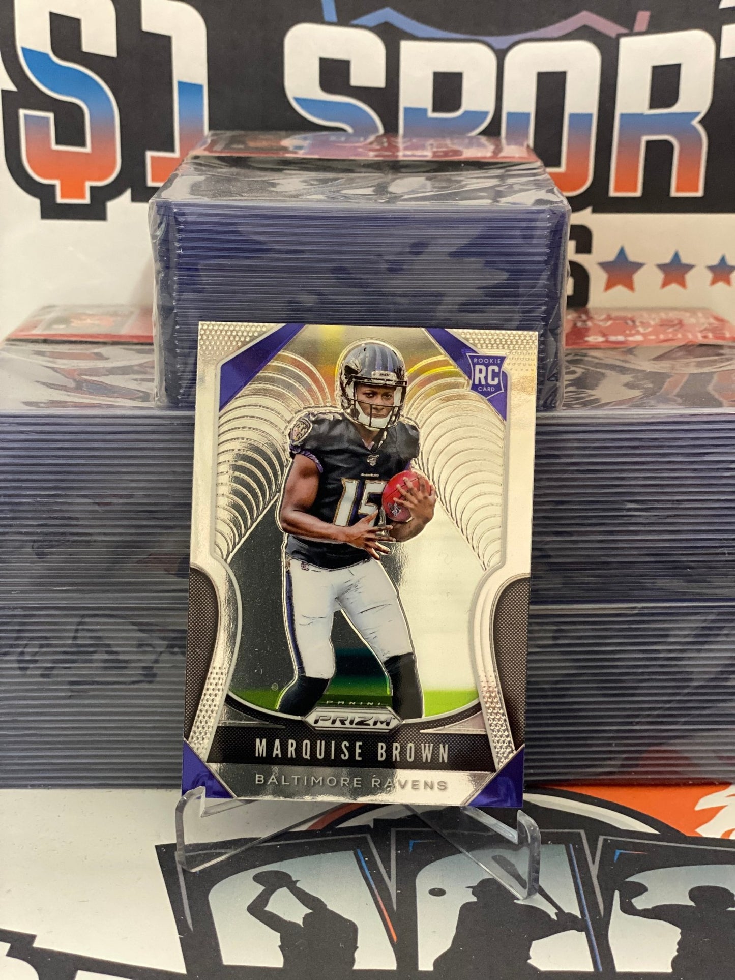 2019 Panini Prizm Marquise Brown Rookie #341