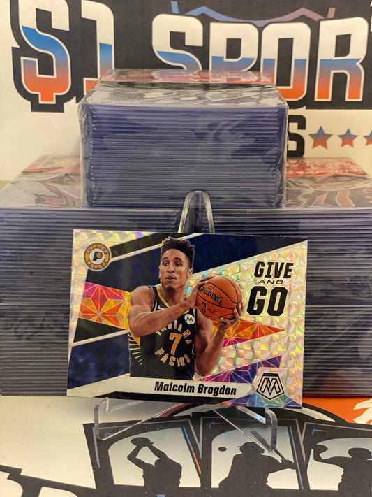 2019 Panini Prizm (Mosaic Prizm, Give and Go) Malcolm Brogdon #14