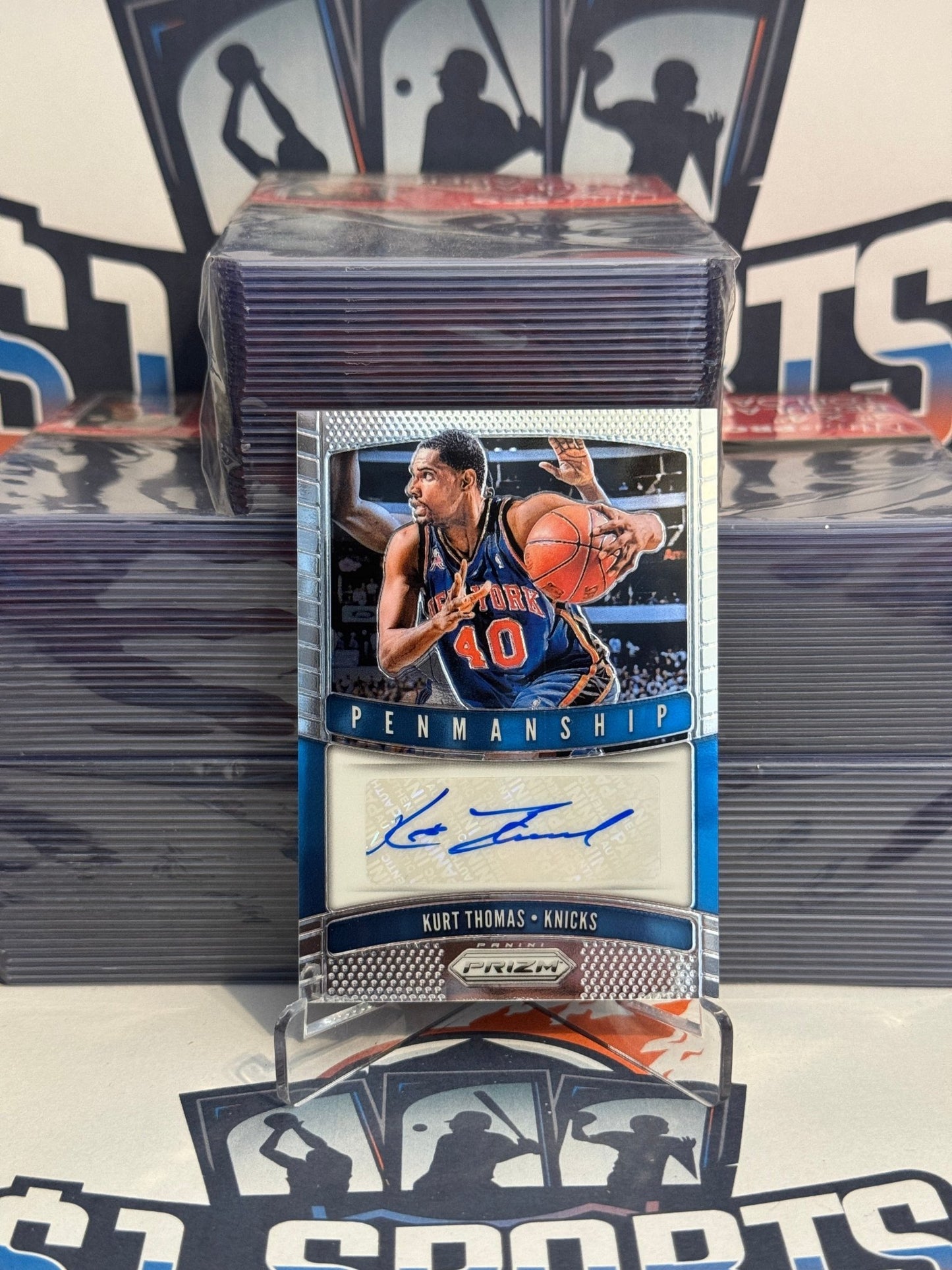 2019 Panini Prizm (Penmanship Auto) Kurt Thomas #PM-KTM