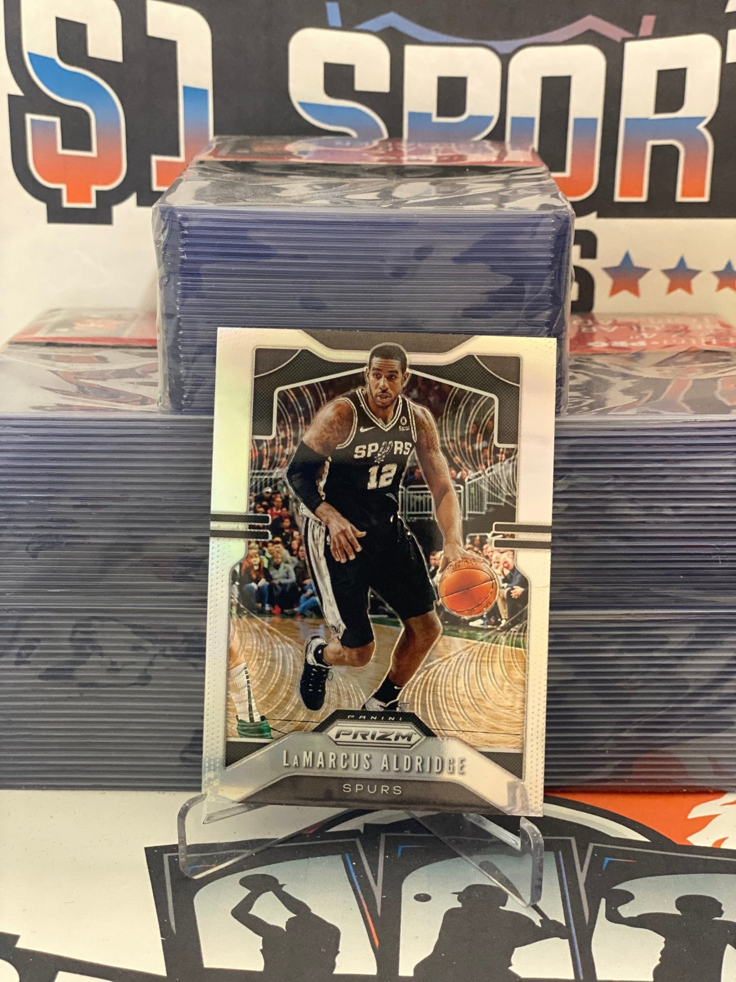 2019 Panini Prizm (Silver Prizm) LaMarcus Aldridge #133
