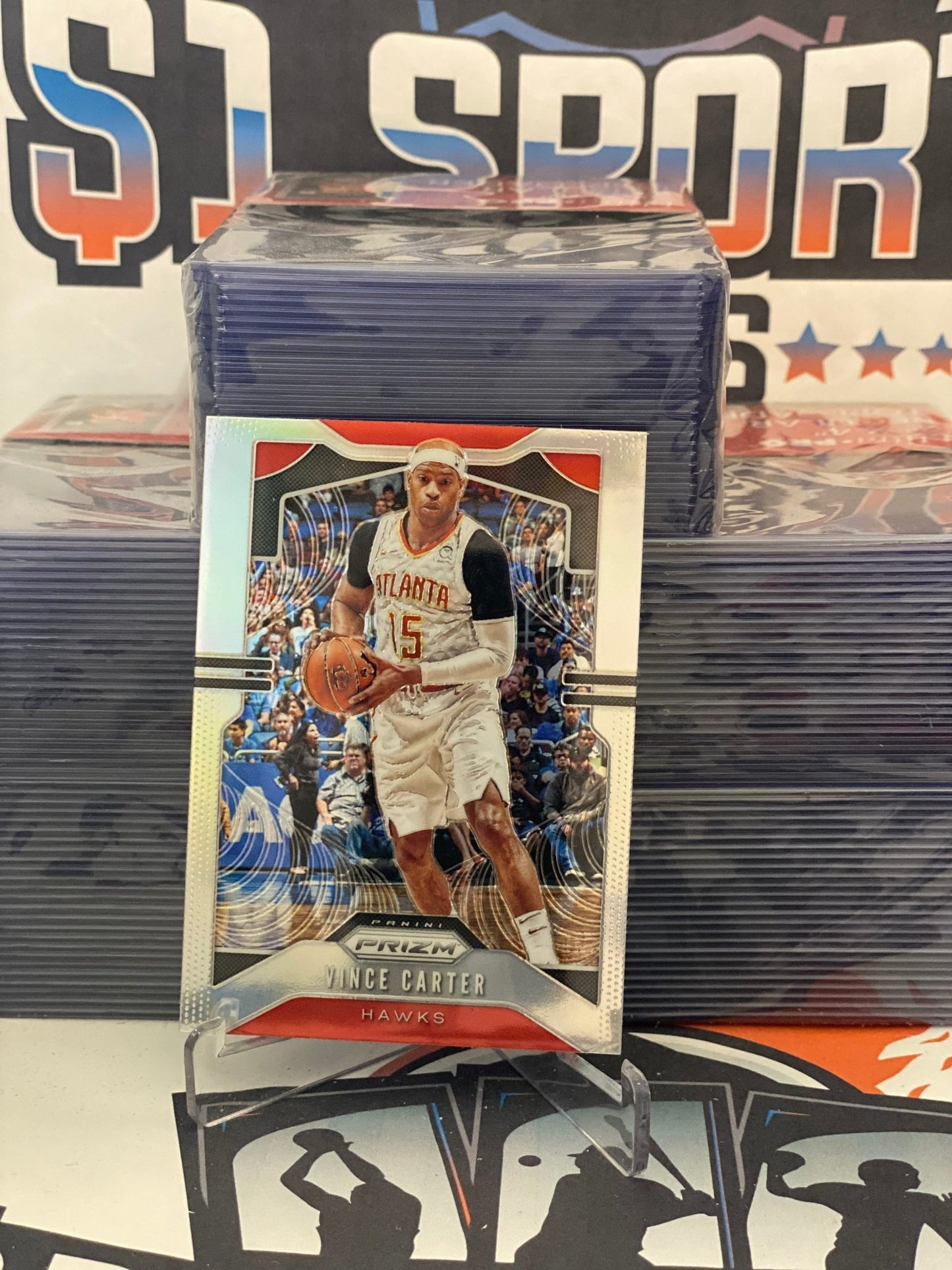 2019 Panini Prizm (Silver Prizm) Vince Carter #33